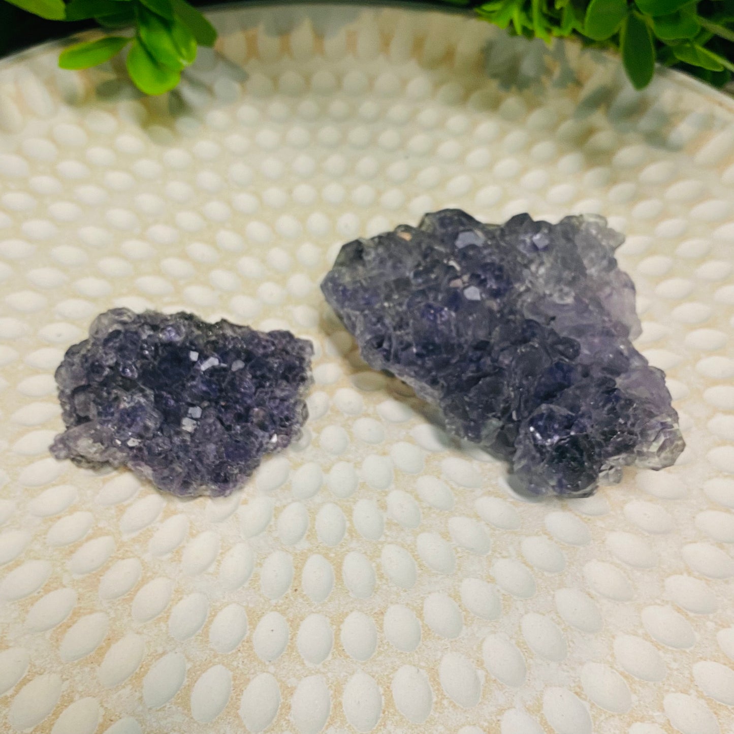 Blue Fluorite Raw Geodes