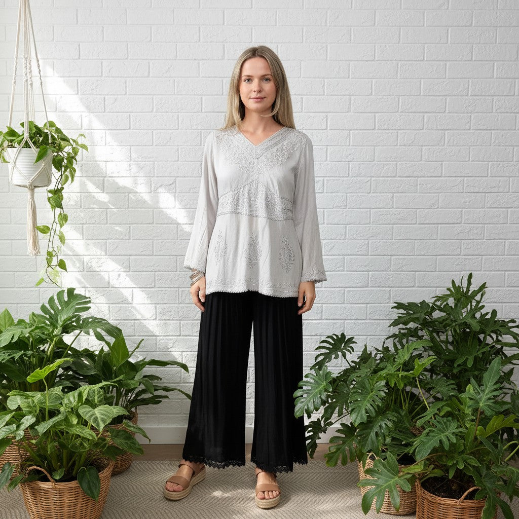 Wild Soul Embroidered Blouse