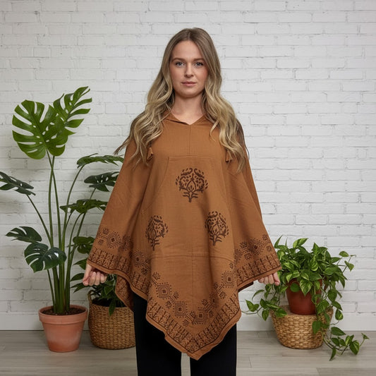 Aura Soul Hemp Triangle Poncho
