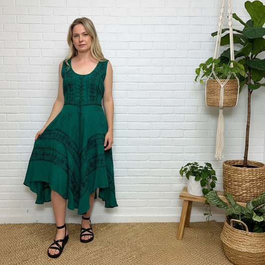 Amethyst Hanky Stonewash Dress