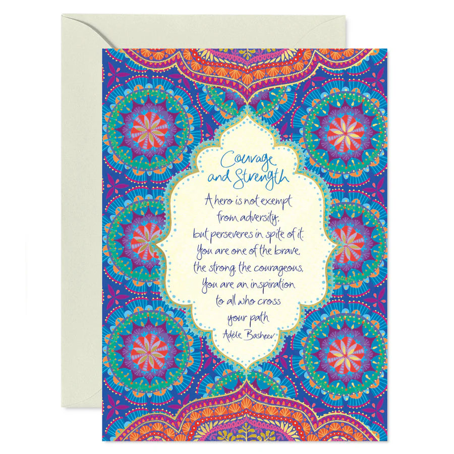 Courage and Strength Greeting Card