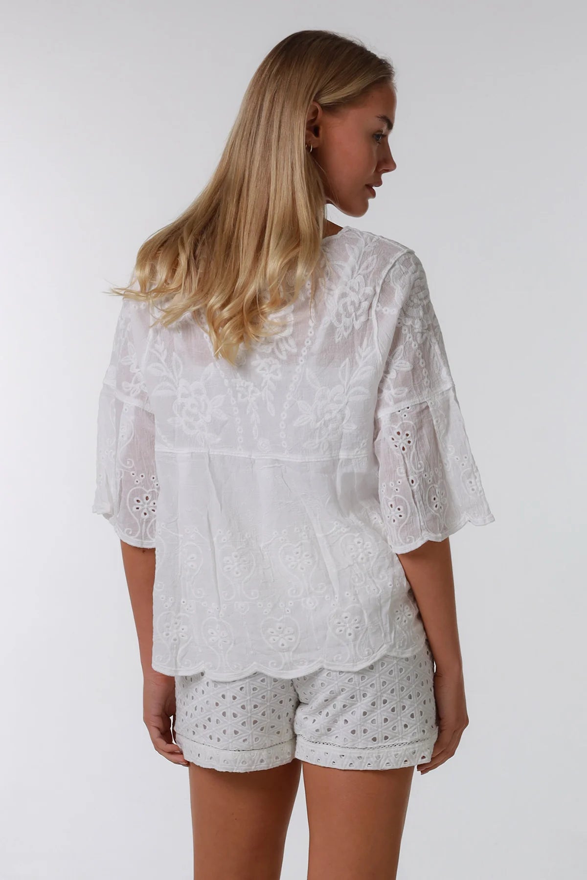 Top Festival Lace - White