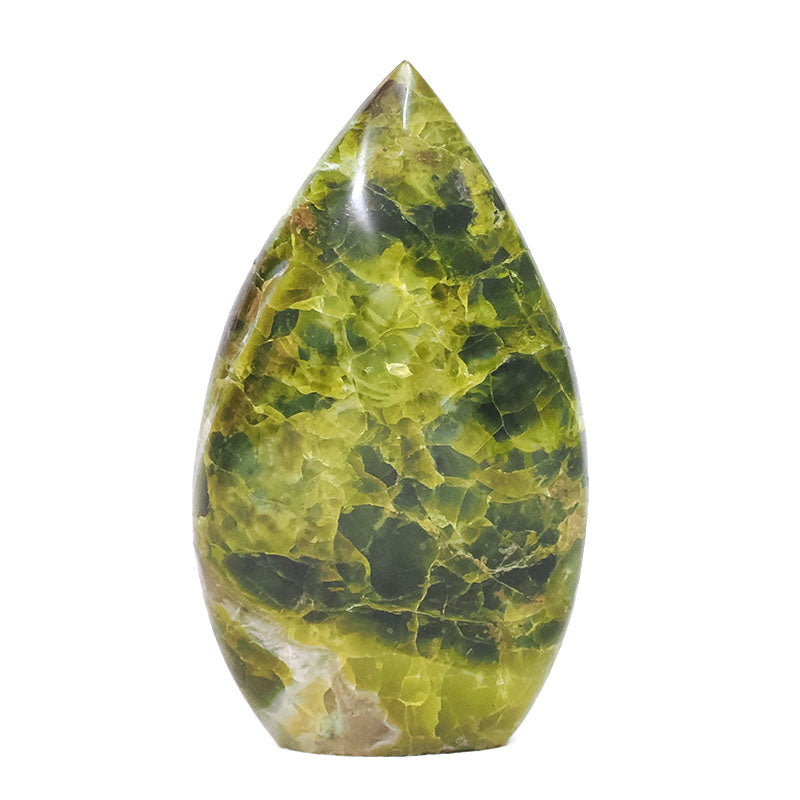 Green Opal Crystal Teardrop