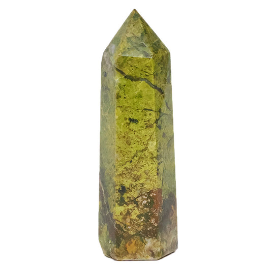 Green Opal Crystal Generator Point
