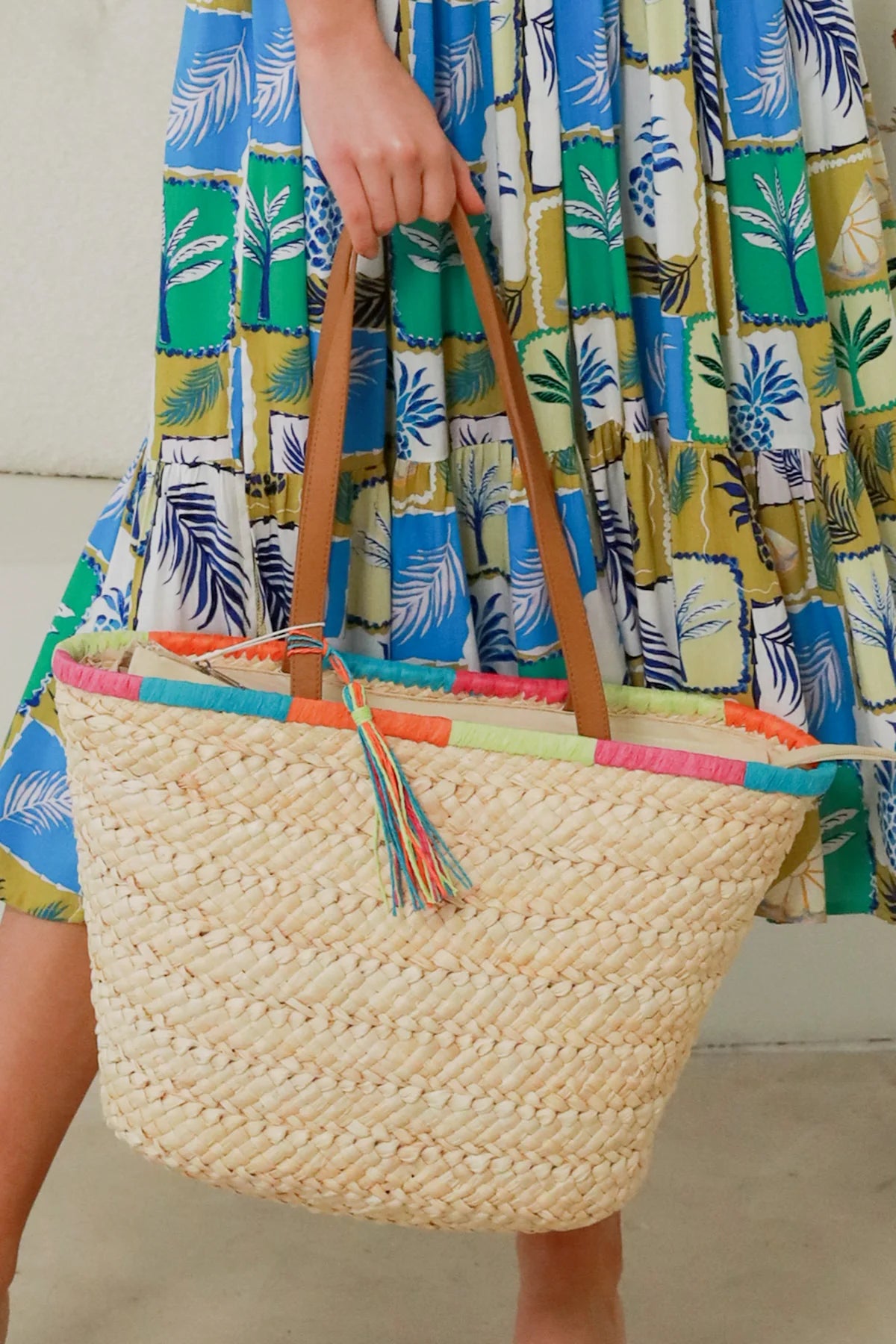 Straw Shoulder Bag