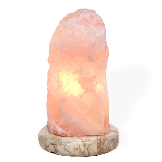 Rose Quartz Lamp Marble Base