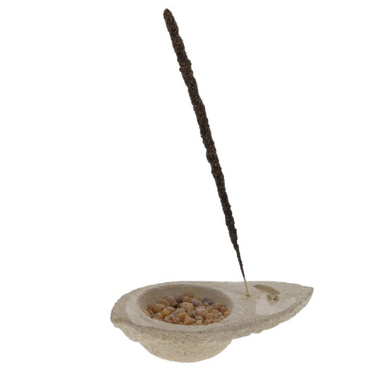 Premium Leaf Cement Incense Burner