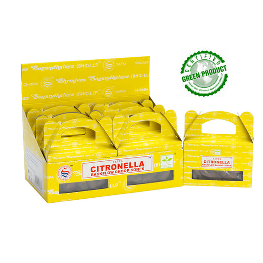 Citronella Backflow Incense Cones