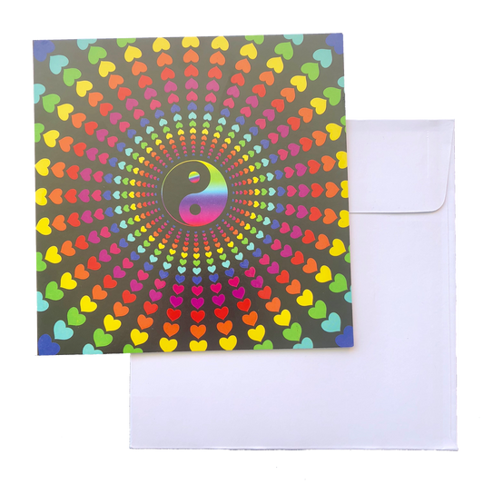 Greeting Cards YIN YANG HEARTS