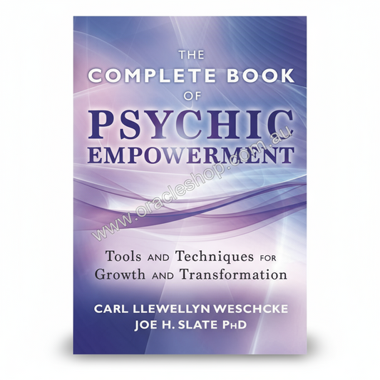 Book cover of 'The Complete Book of Psychic Empowerment' on a textured white background
