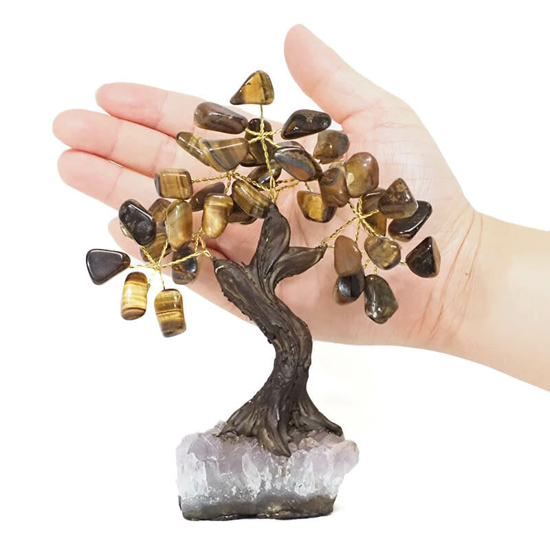 TIGER EYE Bonsai Tree 14
