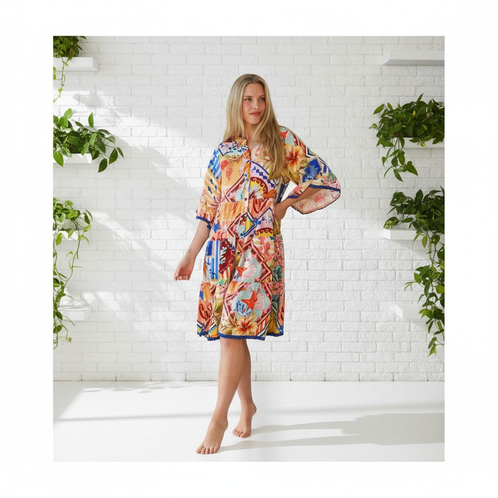 Eva Mini Bohemian Dress