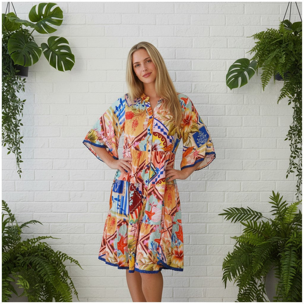 Eva Mini Bohemian Dress