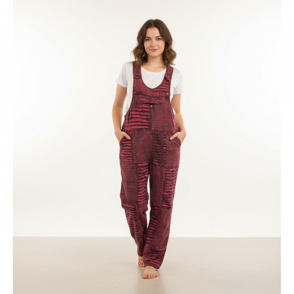 Tibetan Razor Cut Overalls