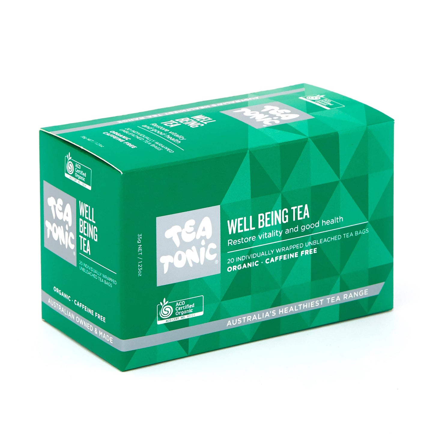 Well Being Tea 20 Tea Bags - Box