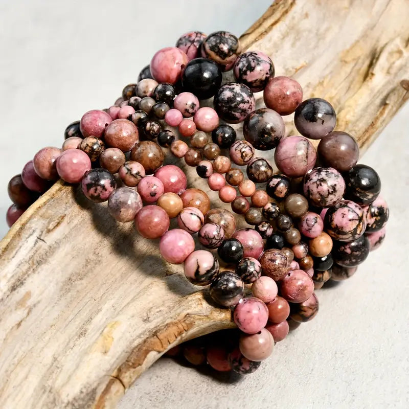 Rhodonite Bead Bracelets