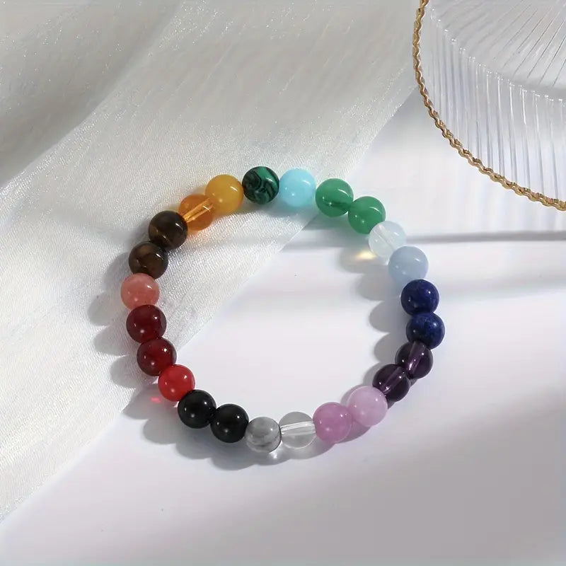 Chakra Healing Crystal Bead Bracelets