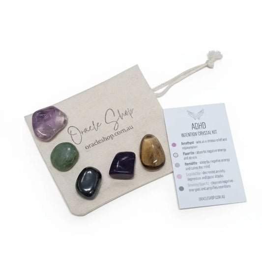ADHD Support Intention Crystal Kit Crystal