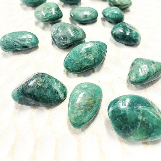 African Jade Crystal Tumble ~ Prosperity & Tranquility Large Tumbled Crystal