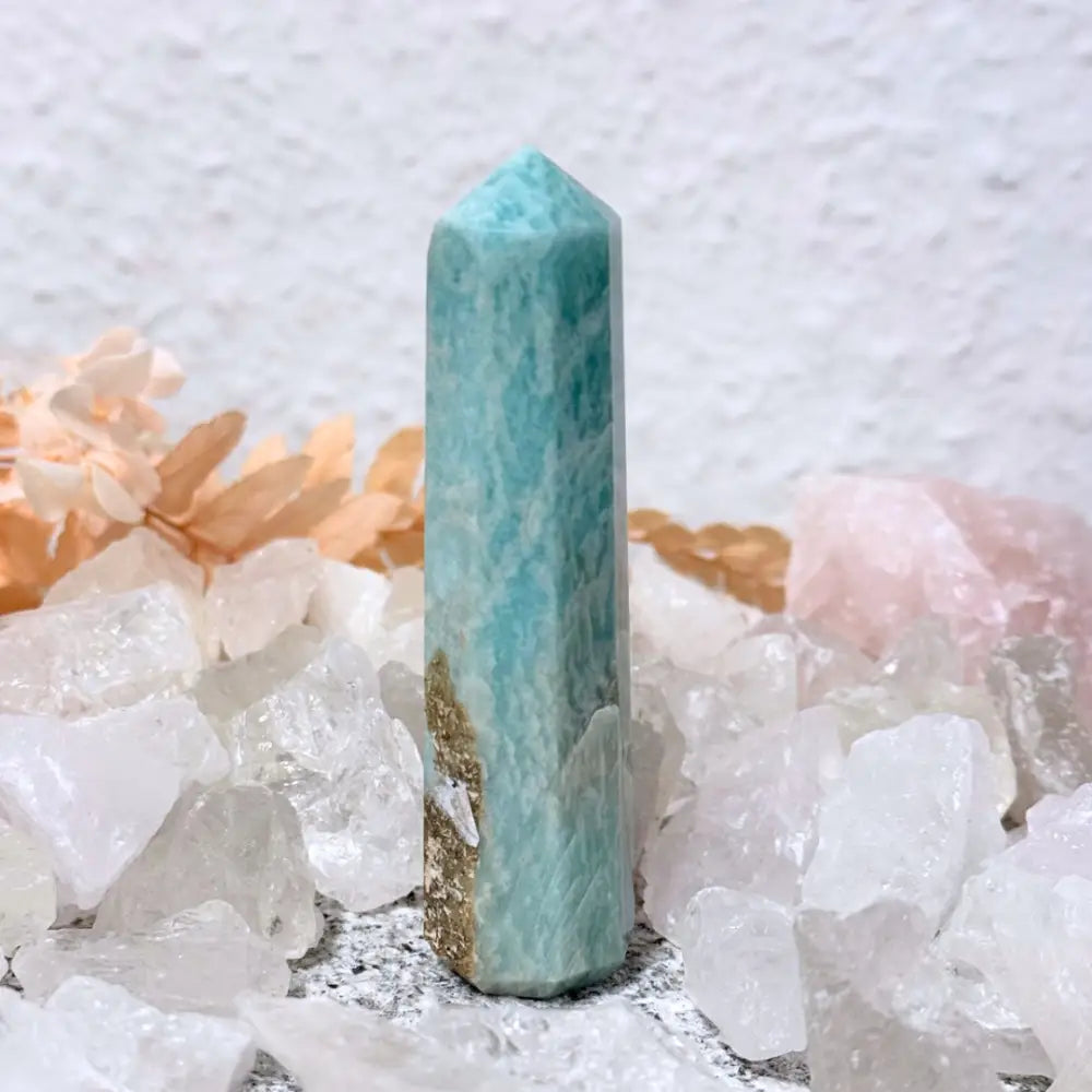 Amazonite Generator Tower 001 crystal tower