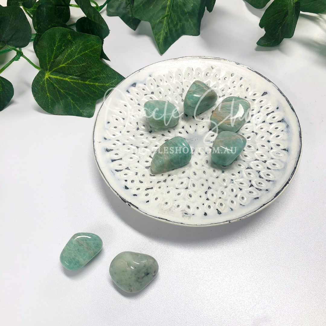 Amazonite Tumble Crystals ~ Medium