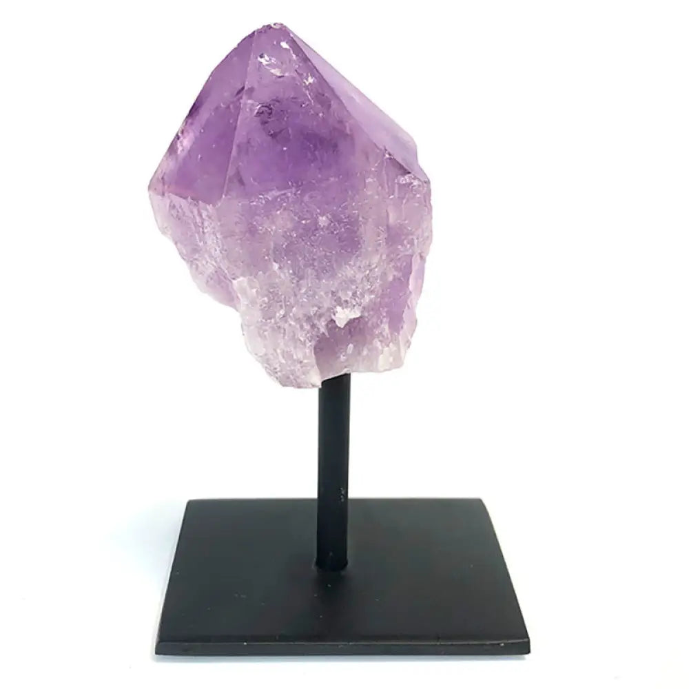 Amethyst Crystal Generator Point on Stand Crystal on stand