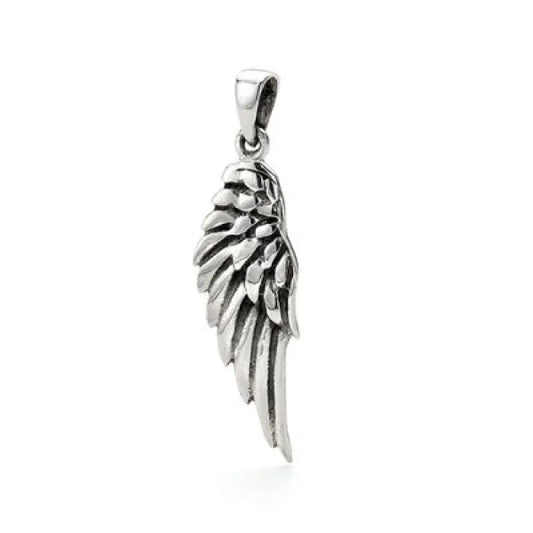 Angel Wing Pendant ~ Silver angel wing pendant