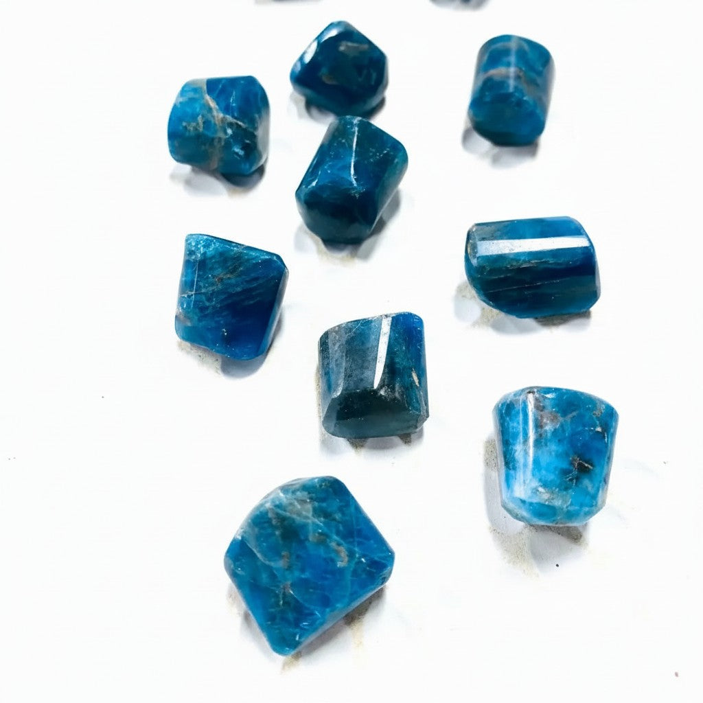 Apatite Blue Crystal Tumble ~ Motivation & Inspiration