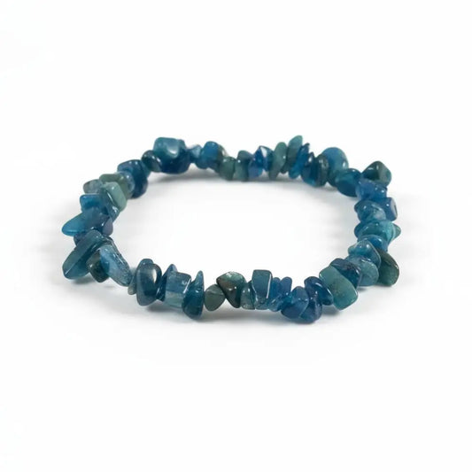 Apatite Crystal Chip Bracelet chip bracelet