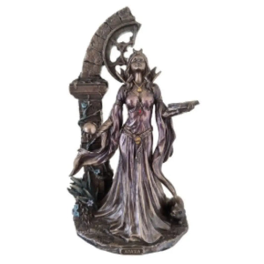 ARADIA Brass Statue (The wiccan queen of witches) Statue