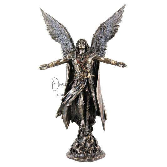 Archangel Uriel Ascending Bronze Statue