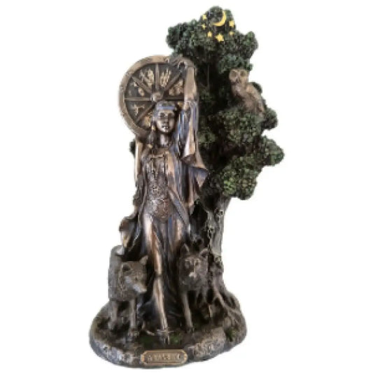 ARIANRHOD Brass Statue (The Celtic goddess of fates) Statue
