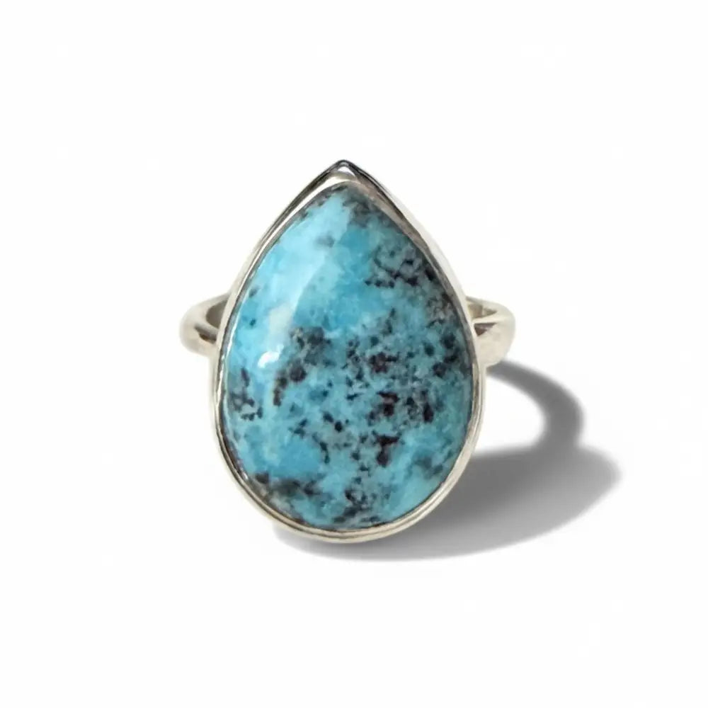 Arizona Turquoise Silver Ring Rings