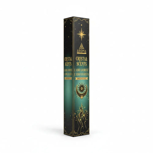 AROMA Crystal Collection Incense Sticks with LABRADORITE Incense