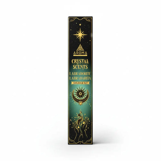 AROMA Crystal Collection Incense Sticks with LABRADORITE Incense
