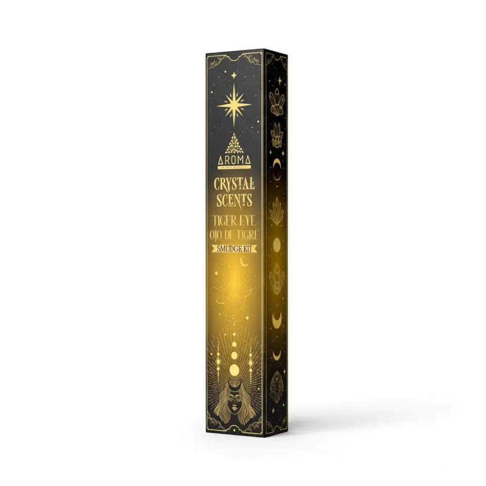 AROMA Crystal Collection Incense Sticks with TIGER EYE Incense