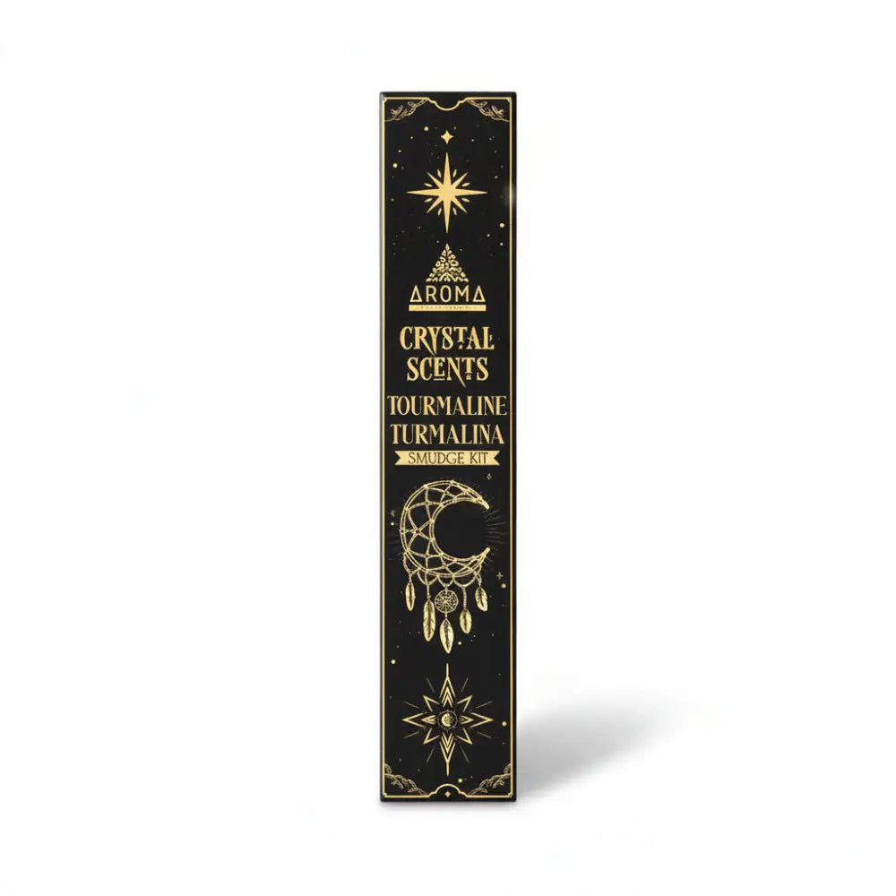 AROMA Crystal Collection Incense Sticks with TOURMALINE Incense