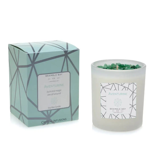 Aventurine Crystal Candles Candles