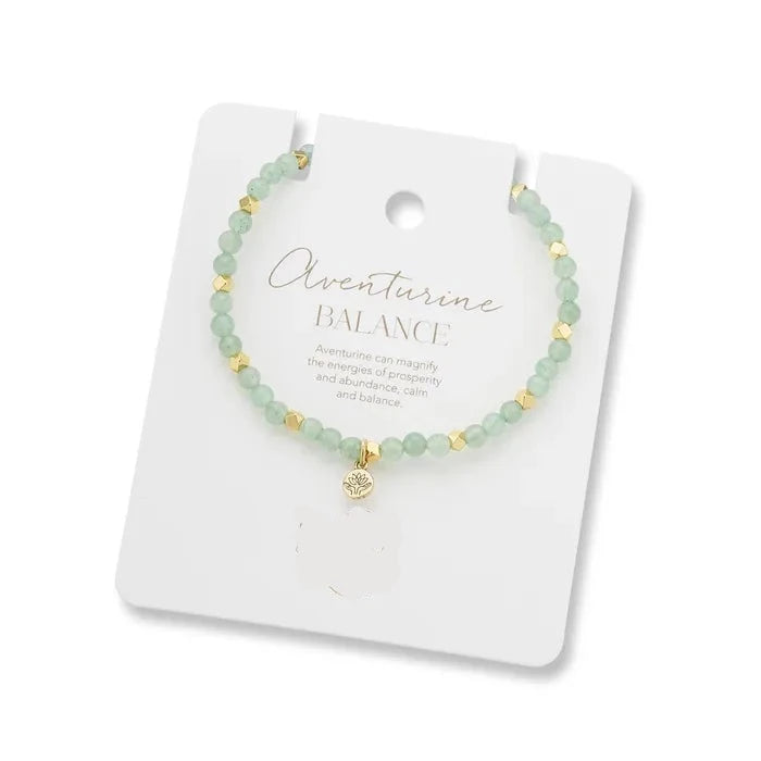 Aventurine Aura of Gold Bracelet