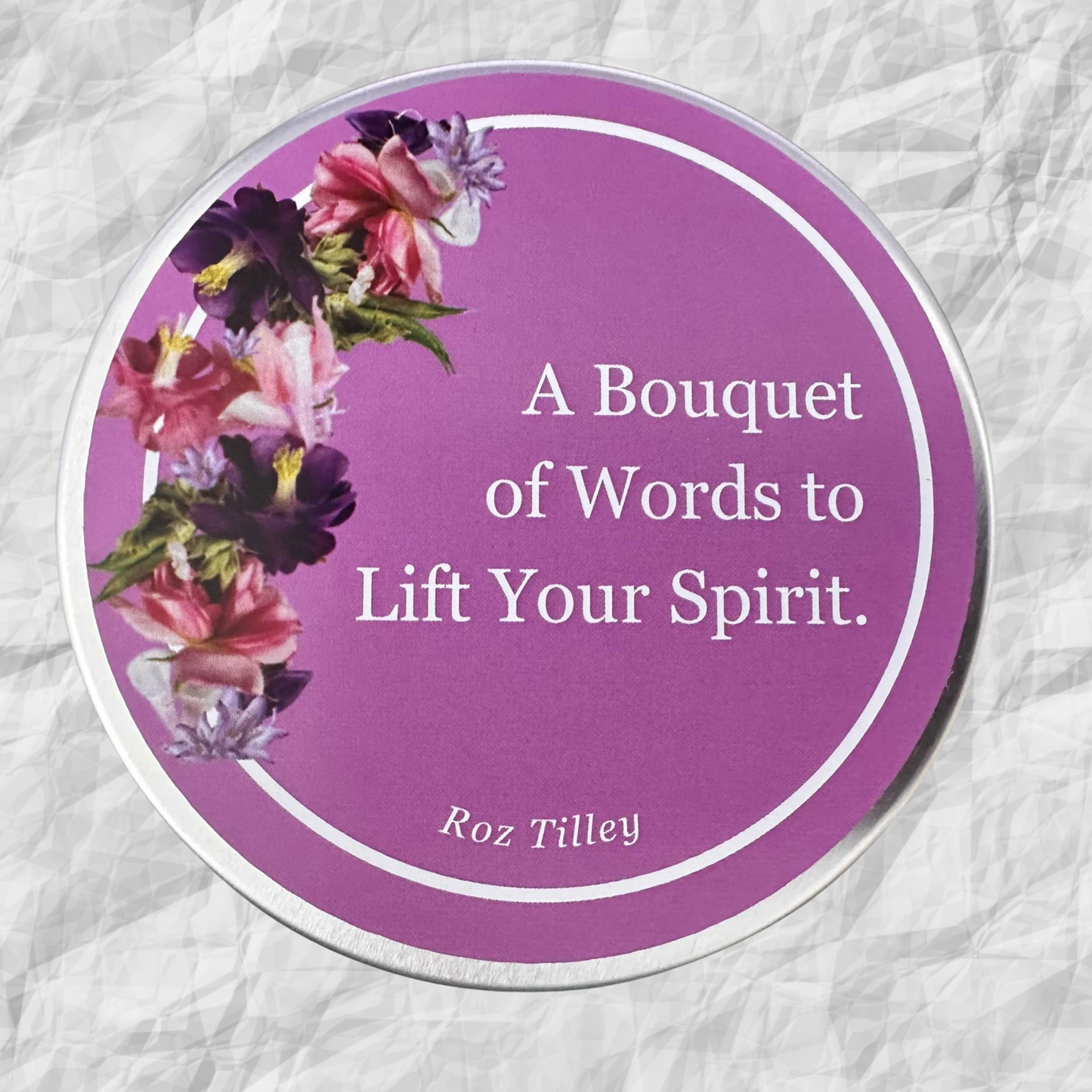A Bouquet Of Words To Lift Your Spirit - Affirmation Cards