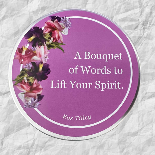 A Bouquet Of Words To Lift Your Spirit - Affirmation Cards