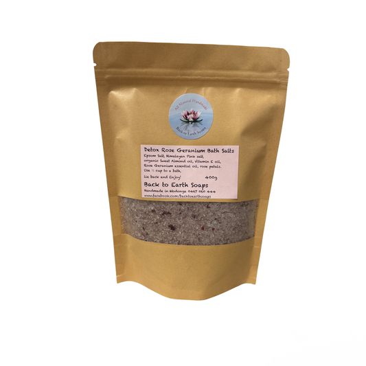 Rose Geranium Detox Bath Salts