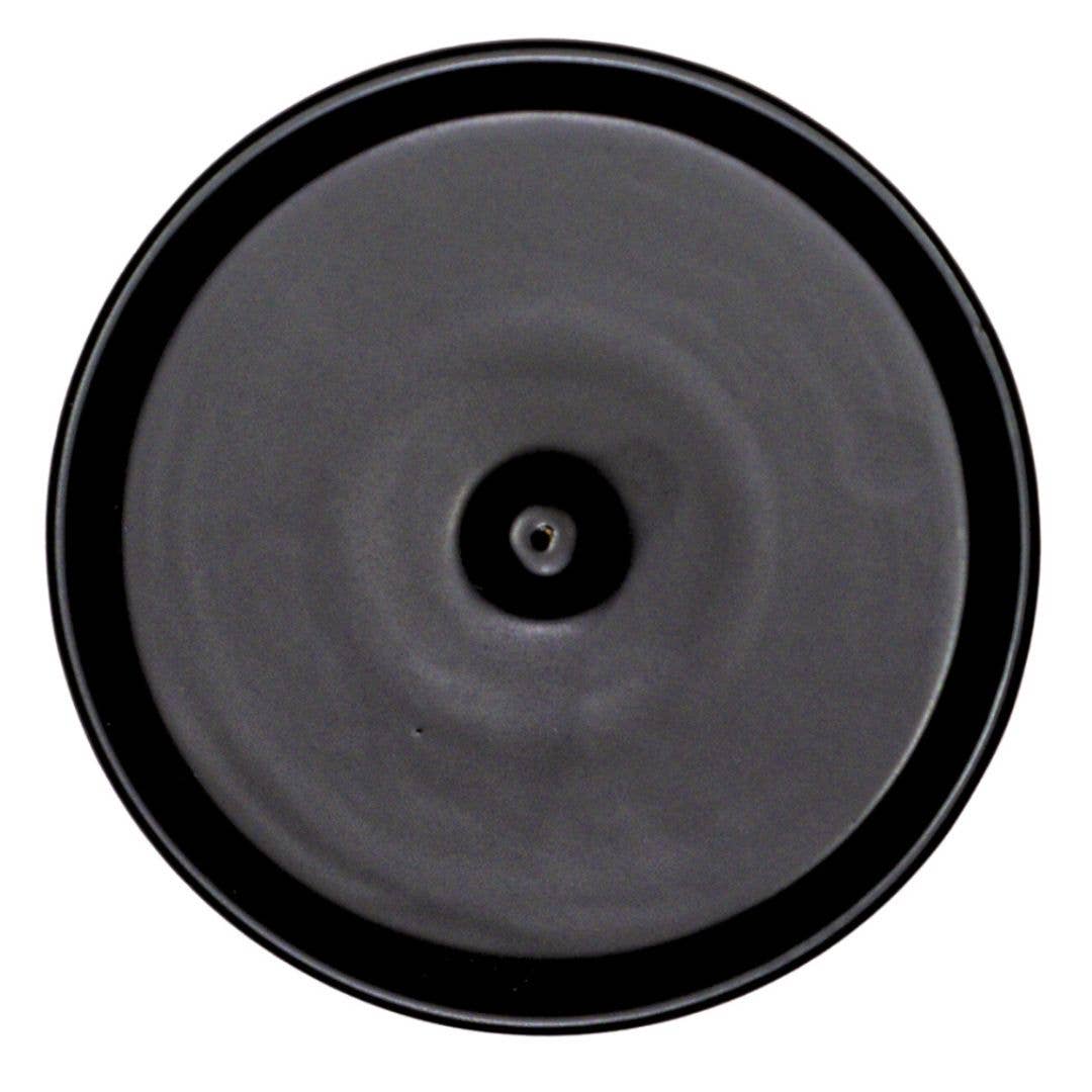 Obsidian Ceramic incense holder: Black