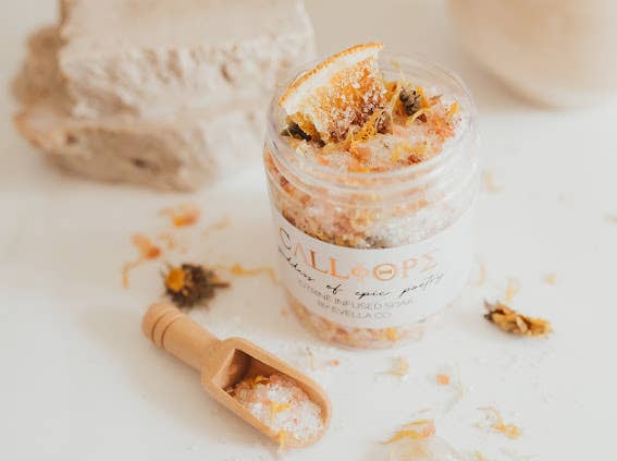 CALLIOPE | goddess of epic poetry | crystal infused bathsoak