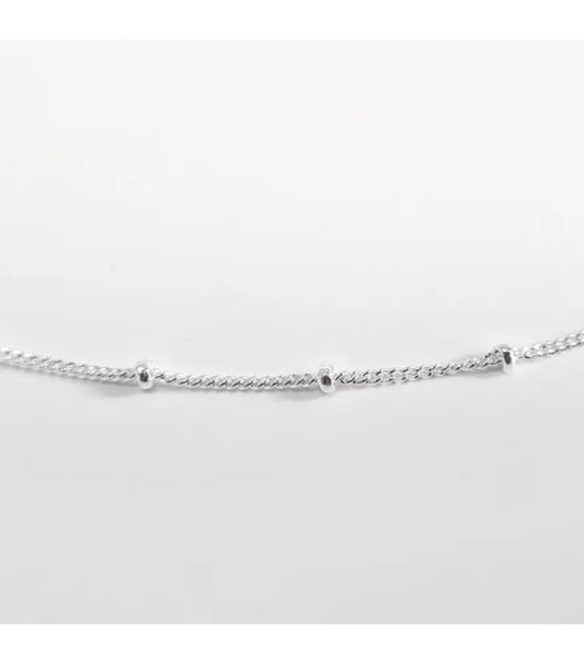 Ball Chain 925 Silver Necklace