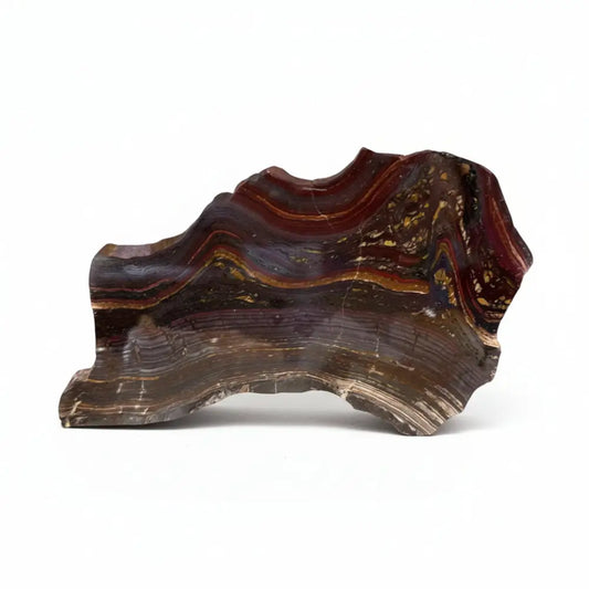 Banded Tiger Iron Slice Crystal slice