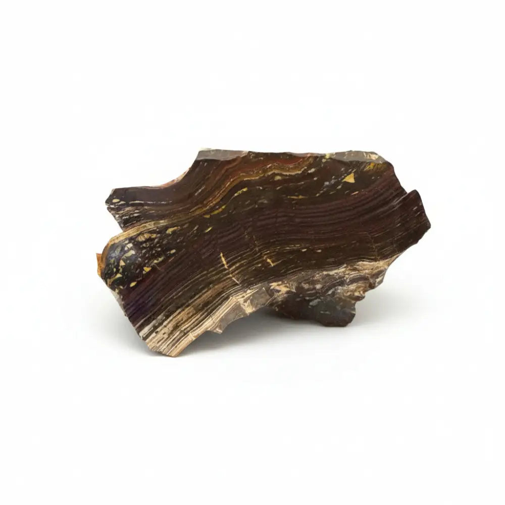 Banded Tiger Iron Slice Crystal slice