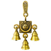 Brass Door Bells Sun & Moon