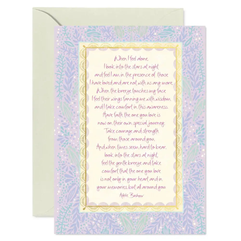 Bereavement Greeting Card greeting cards