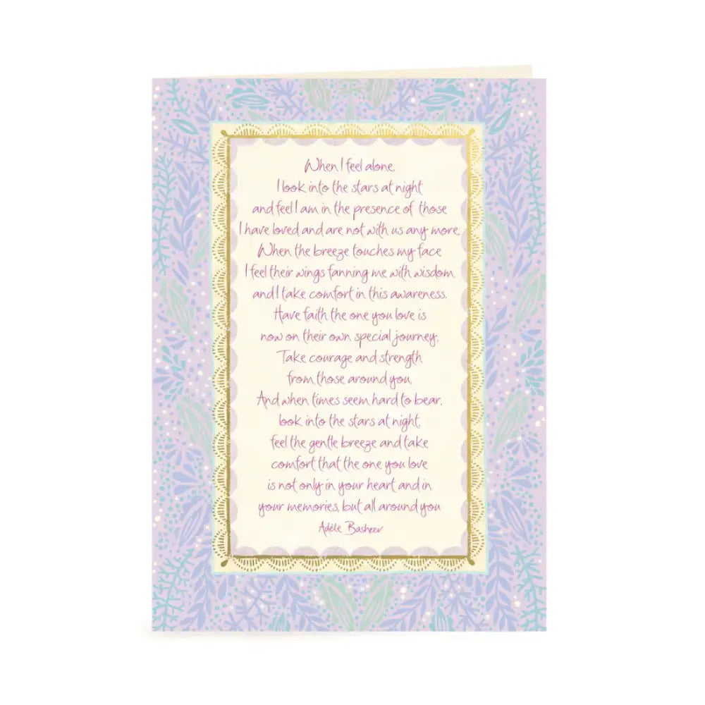 Bereavement Greeting Card greeting cards
